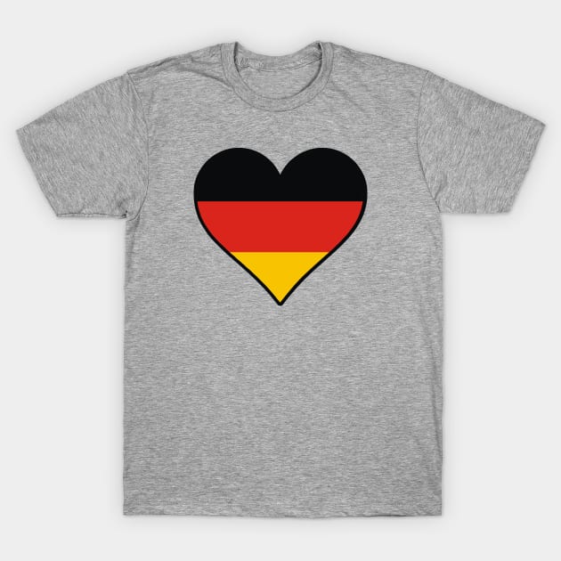 I Love Germany T-Shirt by dustbrain